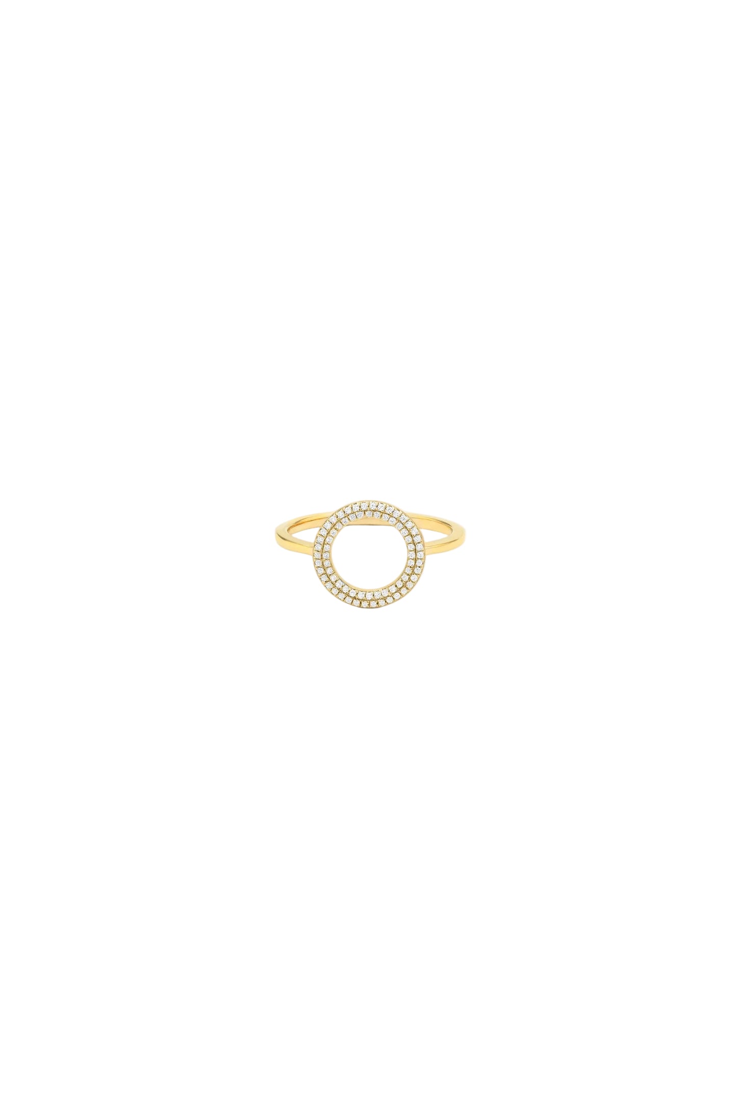 You Are My Everything Statement Ring Gold