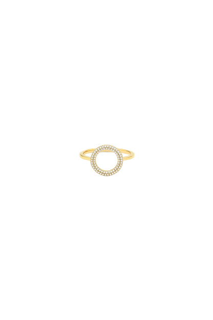 You Are My Everything Statement Ring Gold