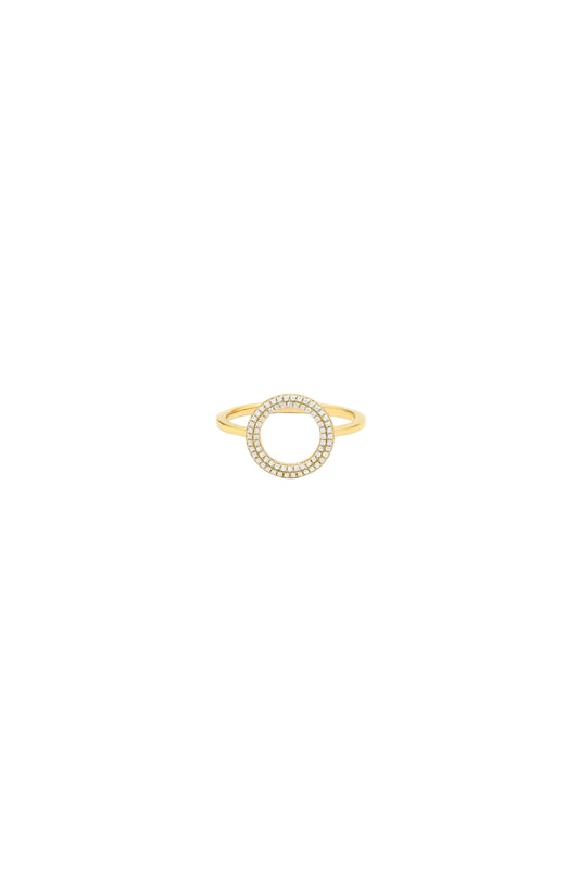 You Are My Everything Statement Ring Gold