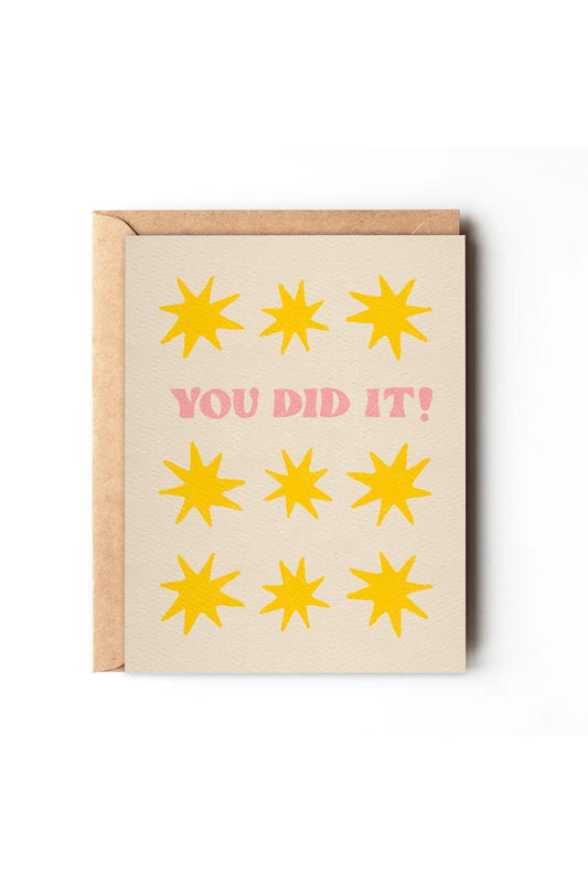 You Did It! Card