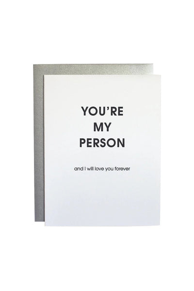 You're My Person Card