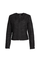 Yva RF Leather Jacket Black