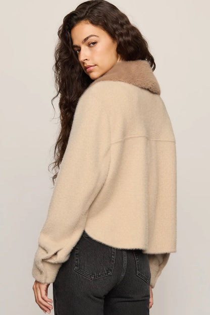 Peyton Faux Fur Collar Jacket