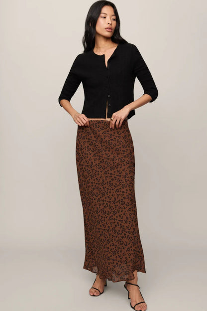 Europa Leopard Maxi Skirt