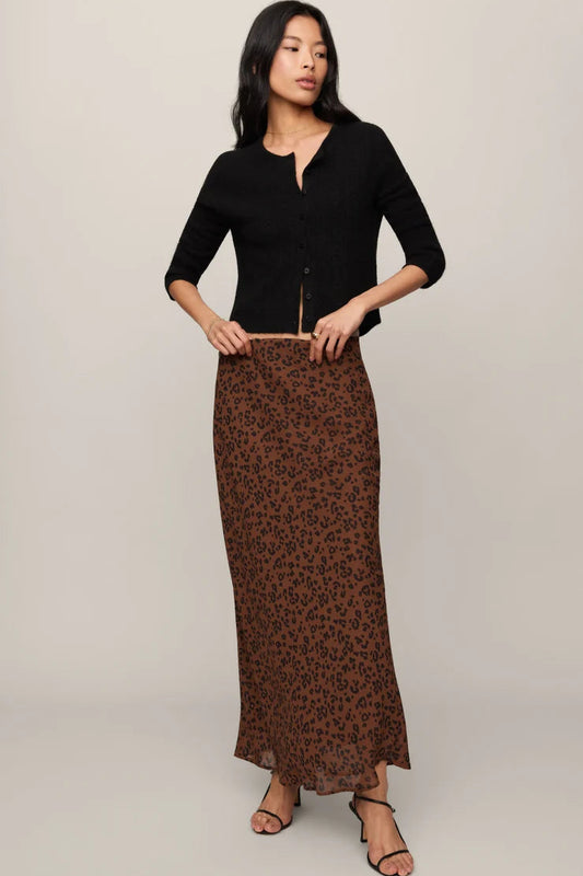 Europa Leopard Maxi Skirt