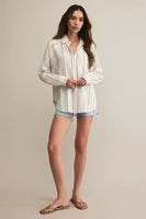 The Perfect Button Down Linen Top