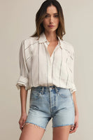 The Perfect Button Down Linen Top