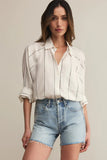 The Perfect Button Down Linen Top
