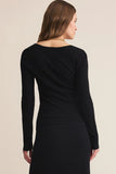 Tibi Scoop Neck Mesh Top
