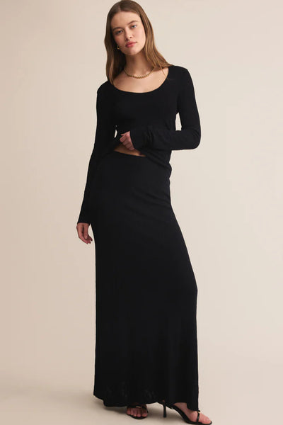 Tibi Scoop Neck Mesh Top