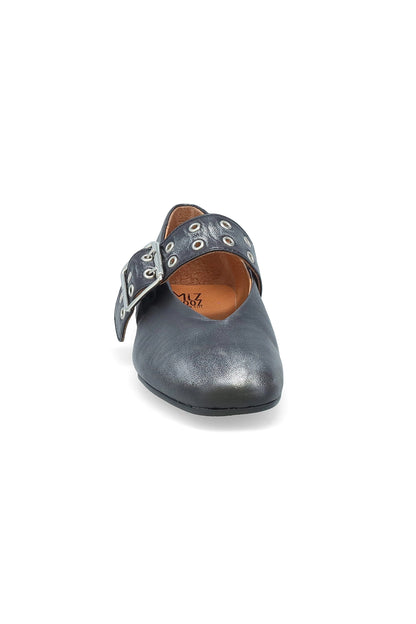 Zephyr Mary Jane Flat Gunmetal
