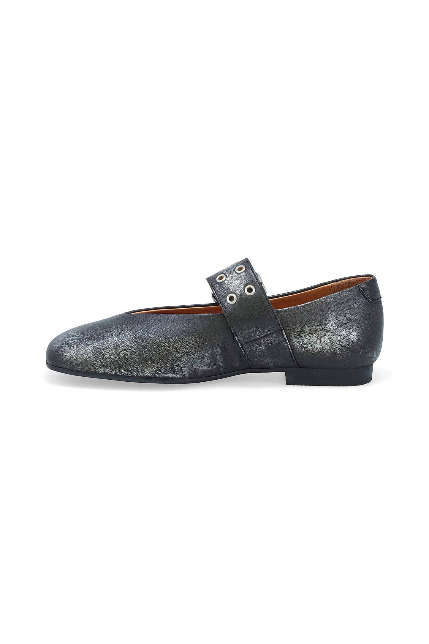 Zephyr Mary Jane Flat Gunmetal