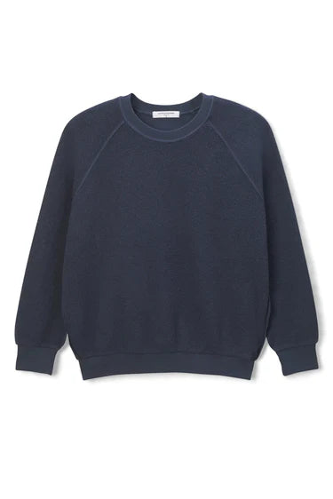 Ziggy Reverse Fleece Sweatshirt Navy