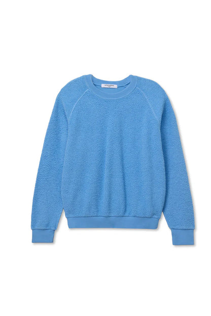Ziggy Reverse Fleece Sweatshirt Pacific Blue