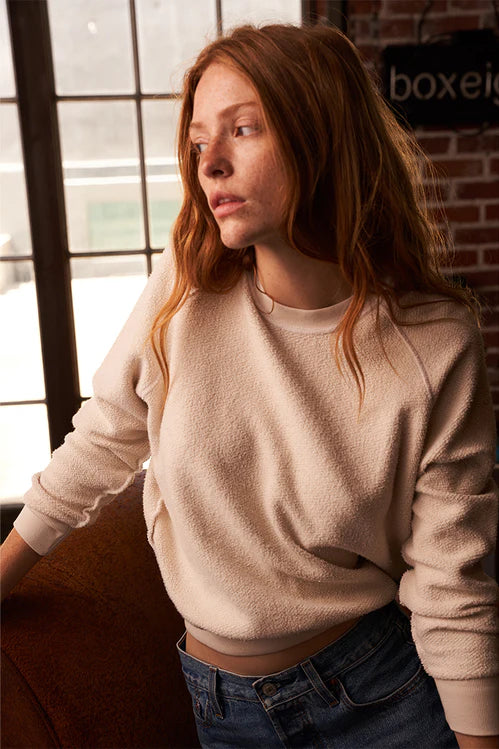 Ziggy Reverse Fleece Sweatshirt Sugar