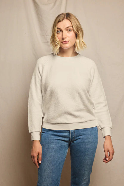 Ziggy Reverse Fleece Sweatshirt Sugar