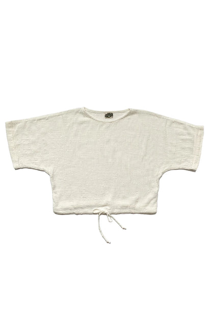 Ayana Cropped Gauze Top Milk