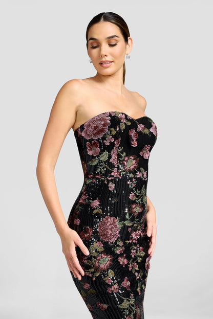 Shailene Floral Sequin Dress