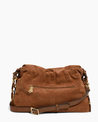 Lennon Convertible Crossbody Chestnut Suede