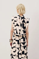 Turtleneck Sleeveless Blouse
