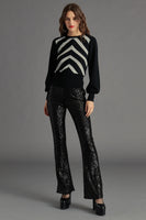 Black Citrine Sequin Pant