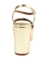 Tessa Platform Gold Heel