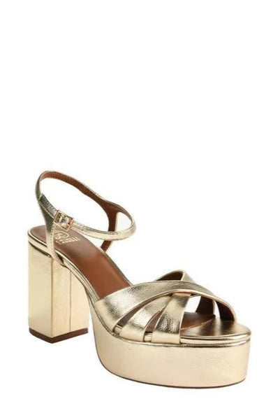 Tessa Platform Gold Heel