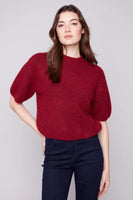 Balloon Elbow Sleeve Sweater