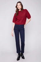 Balloon Elbow Sleeve Sweater