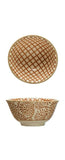 Stoneware Patterned Pinch Pot