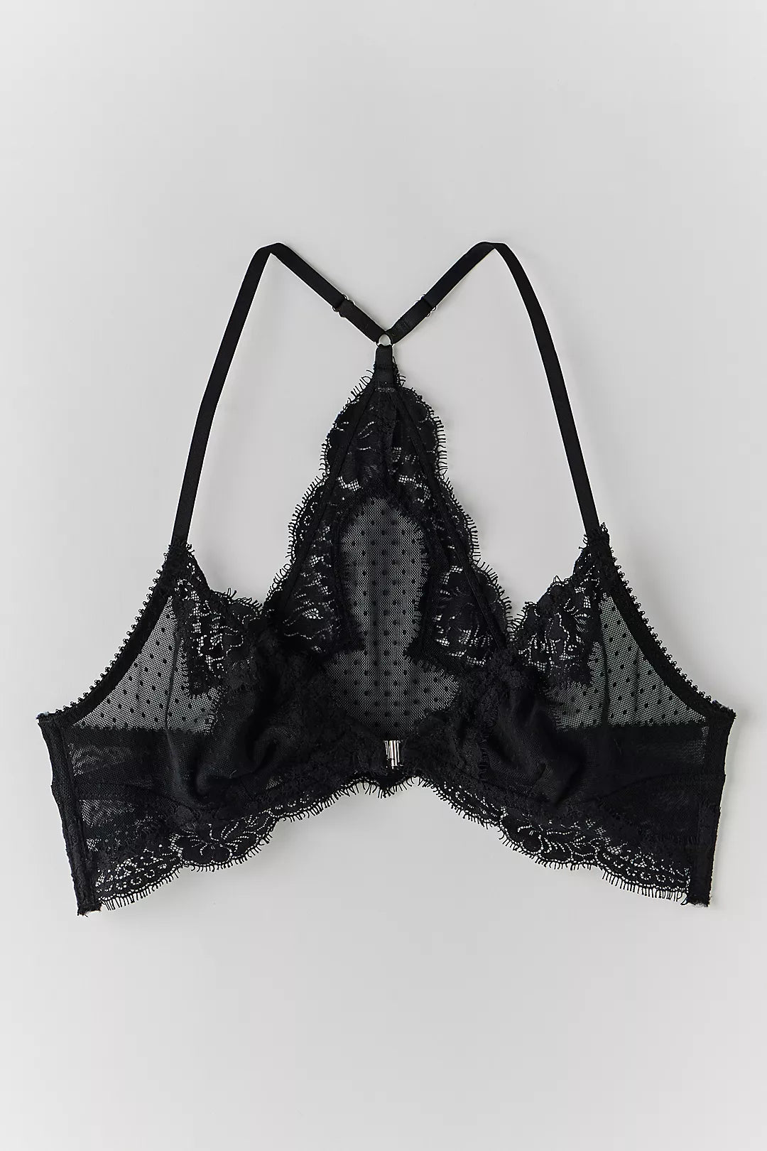 Fiona Front Close Bralette Black