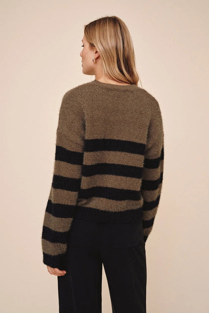 Chenille Drop Shoulder Sweater