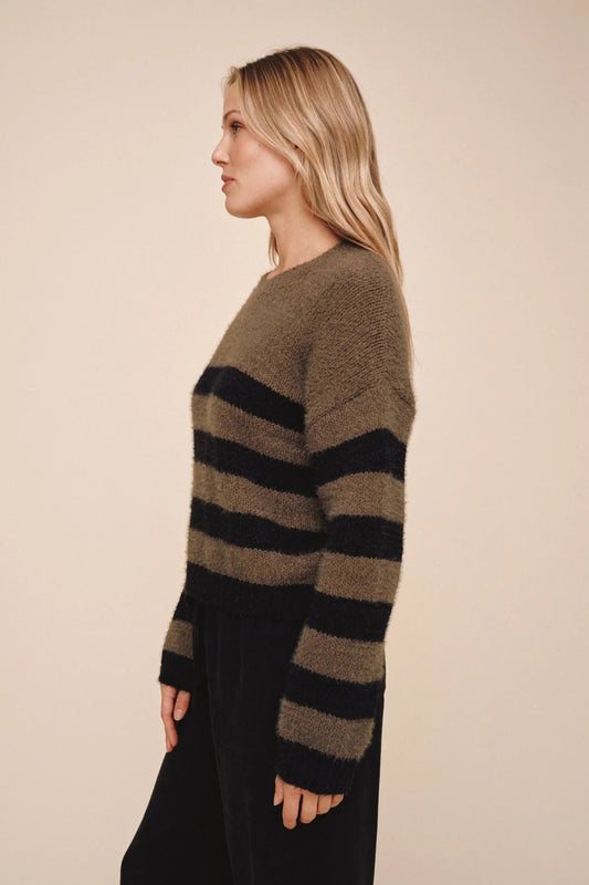 Chenille Drop Shoulder Sweater