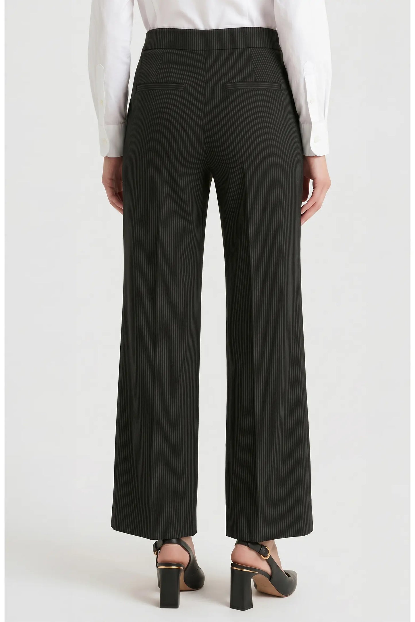 Kayla Pull-On Wide Leg Trouser