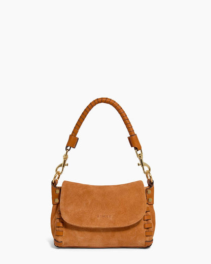 Zen Mini Crossbody Caramel Suede