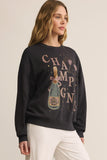 Celebrate Sunday Champagne Sweatshirt
