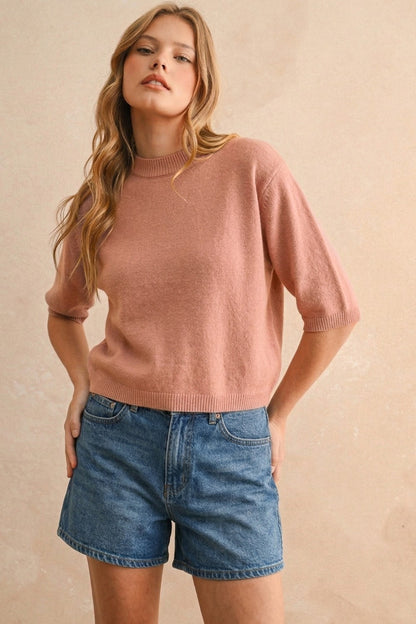 Elbow Length Sleeve Sweater