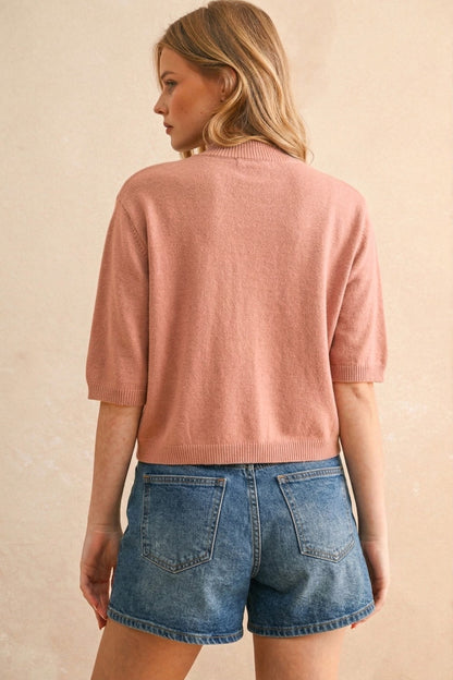 Elbow Length Sleeve Sweater