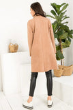 Long Faux Suede Jacket