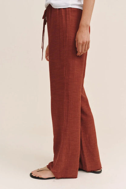 Fray Hem Beach Pant