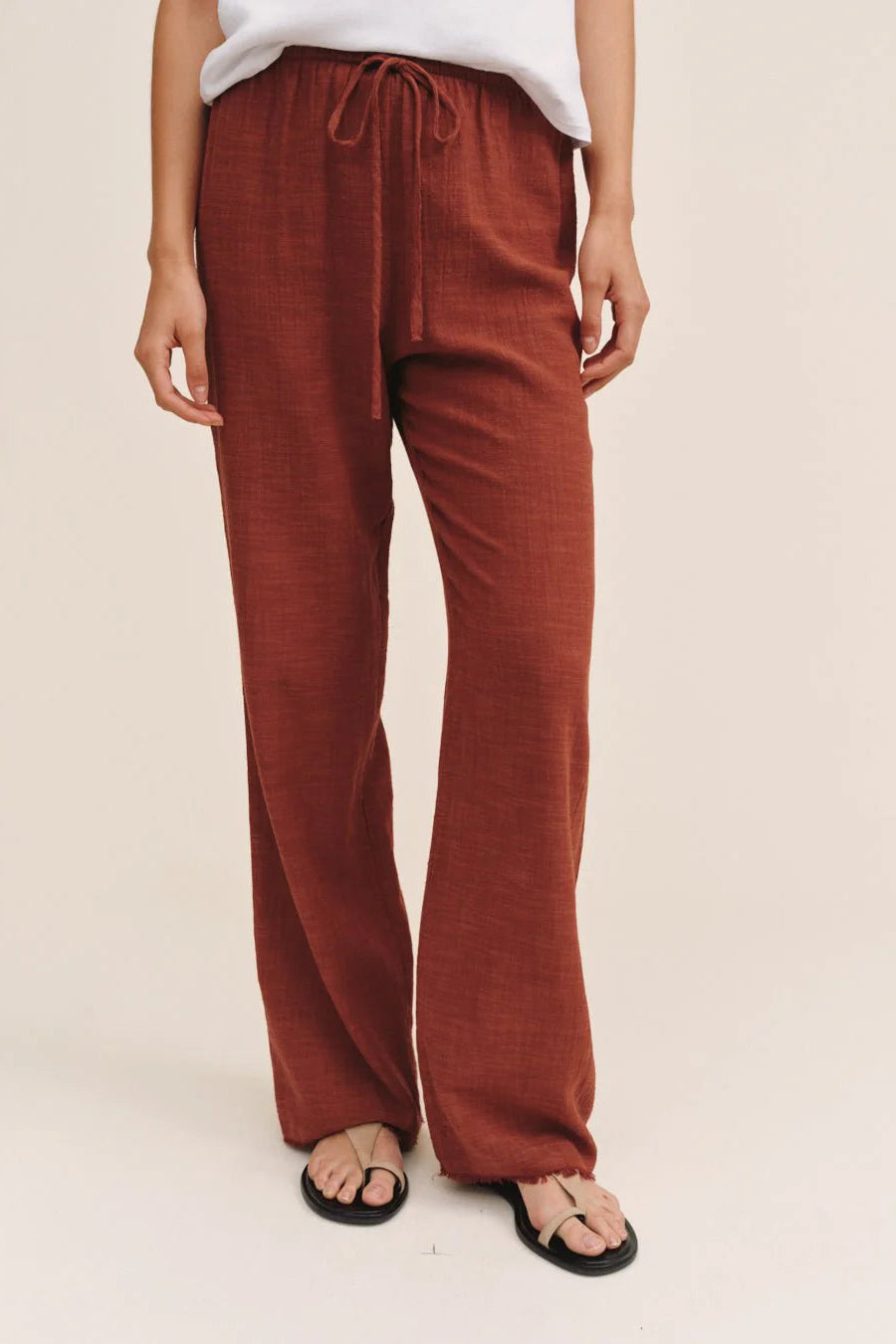 Fray Hem Beach Pant