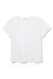 Hendrix Boxy V-Neck Tee White