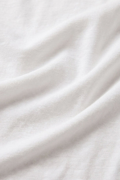 Junie Slub Tee Shirt White