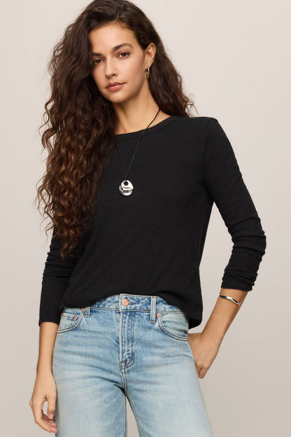 Junie Long Sleeve Tee Black