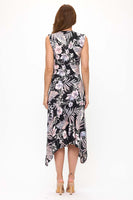 Sleeveless Asymmetrical Hem Dress