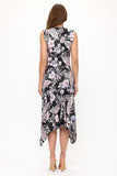 Sleeveless Asymmetrical Hem Dress
