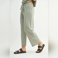 Malibu Wide-Leg Fleece Pants