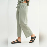 Malibu Wide-Leg Fleece Pants