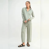 Malibu Wide-Leg Fleece Pants