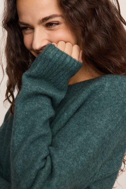 Cropped Stand In Sweater